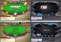 Four Poker Tables Image